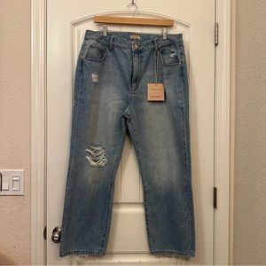 DL1969 x Marianna Hewitt | Jerry High Rise Vintage Straight | Size 32